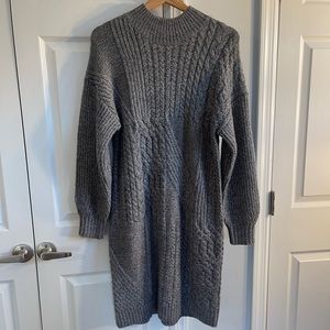 Old Navy Grey Sweater Dress, Size L